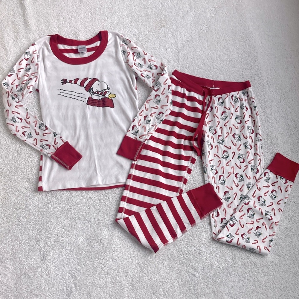 Peanuts Pajama Set! Hanna Andersson XS 100% Organic Cotton